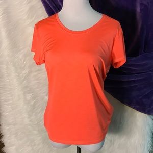 Bright Orange Under Armour Workout Shirt